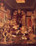 Charles Towneley's Library in Park Street  Johann Zoffany